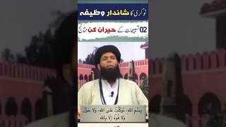 nokri ka wazifa ubqari by molana tariq chughtai  wazifa IslamicWazaif SahihWazaif [upl. by Onivla]