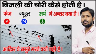 फेज न्यूट्रल और अर्थ में अंतर Phase Neutral And Earthing Wire  Khan GS Research Centre [upl. by Anahoj75]