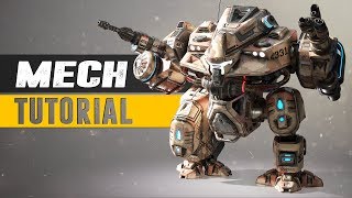 Mech Tutorial Trailer  3Ds Max amp Substance Painter  Get Industry ready [upl. by Anitsyrc827]