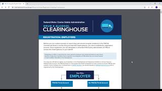 DOT FMCSA Clearinghouse Registration Help [upl. by Emlynn559]