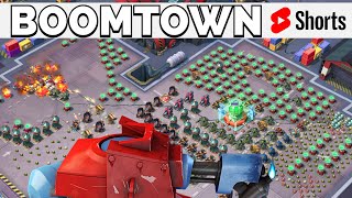 a BOOMTOWN solo  BOOM BEACH attack strategy gameplay amp animation [upl. by Bender363]