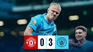 HIGHLIGHTS Manchester United 03 Manchester City  Haaland 2 and Foden Goals [upl. by Lipscomb]