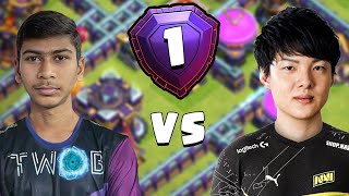 Indias No1 Player vs Worlds No1 Player in Clash of Clans Clash of Clans [upl. by Freeborn420]