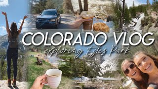 COLORADO VLOG  hikes places to eat amp things to do in Estes Park and Rocky Mountain National Park [upl. by Airekal577]