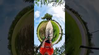 Saint Cloud tinyplanet Insta360x4 360video 2024 hiking traveling trail nature naturelovers [upl. by Aihsenrad390]