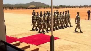 Kenya Wildlife Service parade march [upl. by Ylac471]