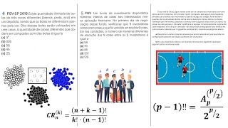 Exercícios de Análise Combinatória 3ª parte casos exóticos [upl. by Natala333]