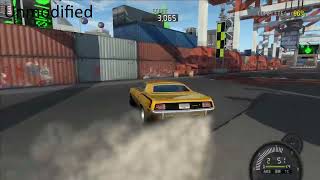 Need for Speed Prostreet Physics rework mod Chicane Drift Testing [upl. by Yanffit75]