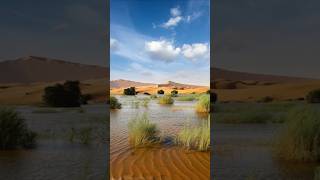 Can you believe a desert becomes an Oasis A Rare Rainfall Transforms Sahara Desert into Oasis [upl. by Dwane172]