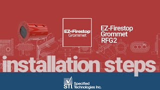 EZFirestop Grommet RFG2 Installation [upl. by Llenrac]