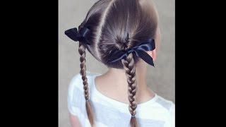 Flip Through Pigtail Braids  Brown Haired Bliss [upl. by Dyanna]