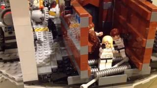 Star Wars Lego Death Star Movie the 10188 build with a difference [upl. by Isiad327]