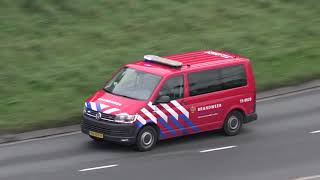 Brandweer Capelle 171131 en AGS 159020 onderweg melding Krimpen aan de Lek [upl. by Hinkel350]