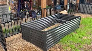 Vevor Galvanized Raised Garden Beds  Product Review [upl. by Caputto]