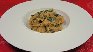 RISOTTO AUX MORILLES technique avec des morilles séchées [upl. by Shakespeare]