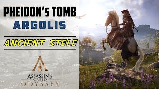 Pheidons Tomb Argolis  Ancient Stele Location  ASSASSINS CREED ODYSSEY [upl. by Publias]