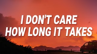 d4vd  I dont care how long it takes Here With Me Lyrics [upl. by Eniak325]