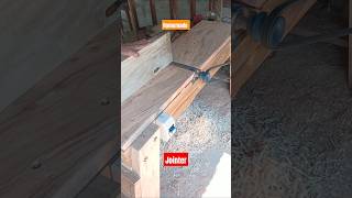 Todays homemade jointer woodworking jointerplaner pambansangwoodworker emmanuelayroso shorts [upl. by Saucy598]