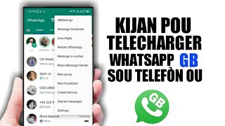 Men Koman pou télécharge WhatsApp GB 2024 sou telefòn ouRenaldo2 [upl. by Mart503]