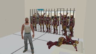 Franklin Helped Iron Man In Police Station 😱 INDIAN BIKES DRIVING 3D [upl. by Alberik]