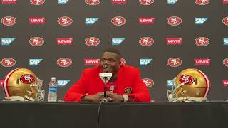 Frank Gore’s epic emotional 49ers HOF interview [upl. by Ferneau420]