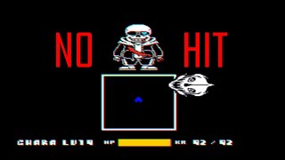 No Hit UnderTale Real Reset  Sans Battle Phase 3 No Hit  Undertale FanGame  JOEL555YT [upl. by Harwin]