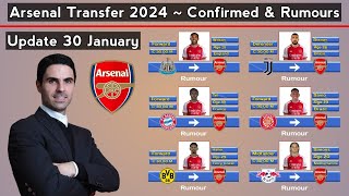 Arsenal Transfer 2024  Confirmed amp Rumours With Bremer  Update 30 January 2024 [upl. by Powell]