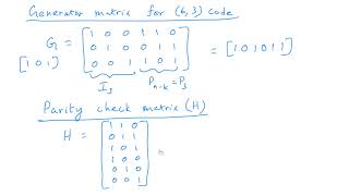 63Linear block code and Cyclic codes [upl. by Anastasie]