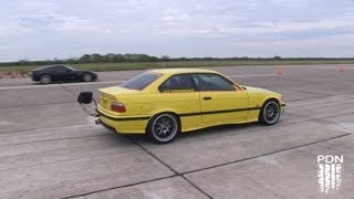 Incredibly Fast 223mph BMW  Texas Mile [upl. by Aiekat]