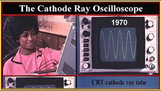 1970 Vintage Electronics The CATHODE RAY OSCILLOSCOPE  CRT Tektronix 561A HP 180A [upl. by Witt838]