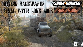 Long Log Hauling In Black River And Smithville Dam Michigan Hard Mode Ep 9 Snowrunner [upl. by Ardnauq]