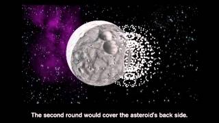 Deflecting an asteroid with paintballs [upl. by Eyt]