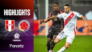 Perú 11 Colombia  Extended Game Highlights  World Cup Qualifiers 2026 [upl. by Montagu292]