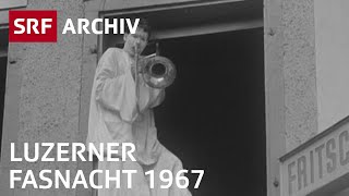 Luzerner Fasnacht 1967  Fasnacht in der Schweiz  SRF Archiv [upl. by Selene]