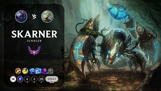 Skarner Jungle vs Master Yi  KR Master Patch 142 [upl. by Aicilanna]