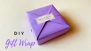 Easy Gift Wrapping for Square Box  Christmas Gift Wrapping Ideas  How to Wrap a Square Box [upl. by Pinelli]