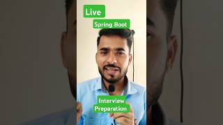 Spring Boot Interview Preparation 💯🔥 java springboot spring aadiandjava live youtubelive [upl. by Avot872]