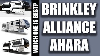 RV Comparison  2024 Brinkley Z 3100  Alliance Paradigm 310RL  East to West Ahara 365RL [upl. by Maker]