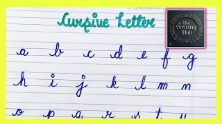 Cursive writing a to z  Cursive abcd Cursive writing abcd  Small letters Cursive handwriting [upl. by Neeroc352]