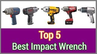 IMPACT WRENCH  Top 5 Best Impact Wrench Cordless [upl. by Kcirederf]