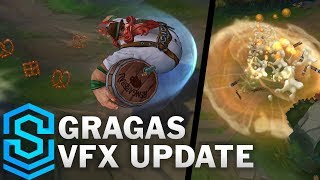 Gragas Visual Effect Update  All Skins Comparison  League Of Legends [upl. by Jonis]