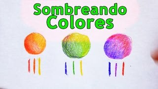 Cómo sombrear Colores con pocos elementos  ARTE TRACK [upl. by Varhol]