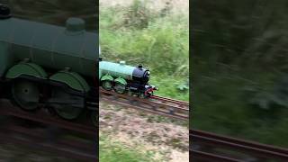 Miniature Steam railway locomotive 🚂💨 miniaturerailway Pembrokeshire Model Engineers [upl. by Kiona]