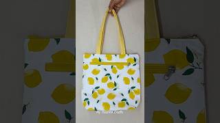 Handmade Bag Making  Tote bag sewing tutorial  Bag making at home diy clothesbag bagmaking [upl. by Hillell]