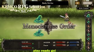 Kemco RPG Selection Volume 4 play Monochrome Order PLAY READY GO [upl. by Floria]