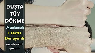 DUŞTA TÜYLERİNİZDEN KURTULUN │ Uygulamalı ve 1 Haftalık Sonuç │ Aras Barlas [upl. by Hett26]