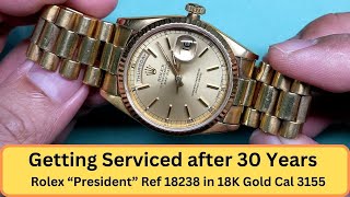 Lets Repair this Rolex President Ref 18238 [upl. by Yenaiv]