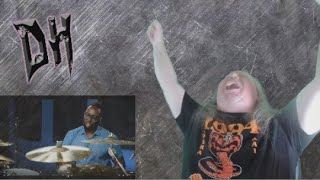 Drumeo  Larnell Lewis Hears Enter Sandman For The 1st Time REACTION amp REVIEW FIRST TIME WATCHING [upl. by Anahoj903]