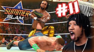 WWE 2K19 MyCAREER  THE BIGGEST MATCH OF MY CAREER JOHN CENA VS THE PROTOTYPE AT SUMMERSLAM [upl. by Kaleb]