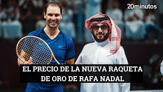 RAFA NADAL es galardonado con una RAQUETA DE ORO Esto es lo que cuesta [upl. by Bannasch608]